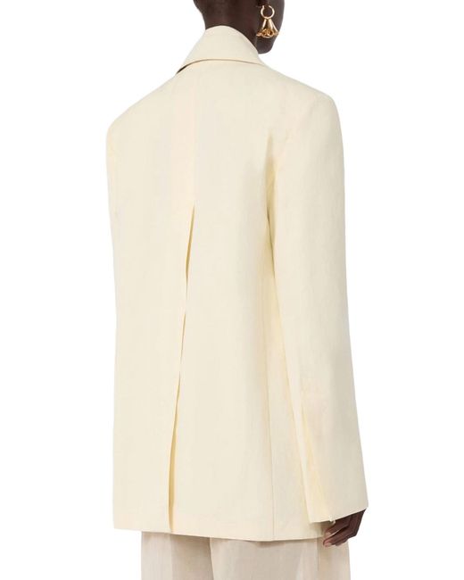 Sportmax Natural Double Collar Blazer
