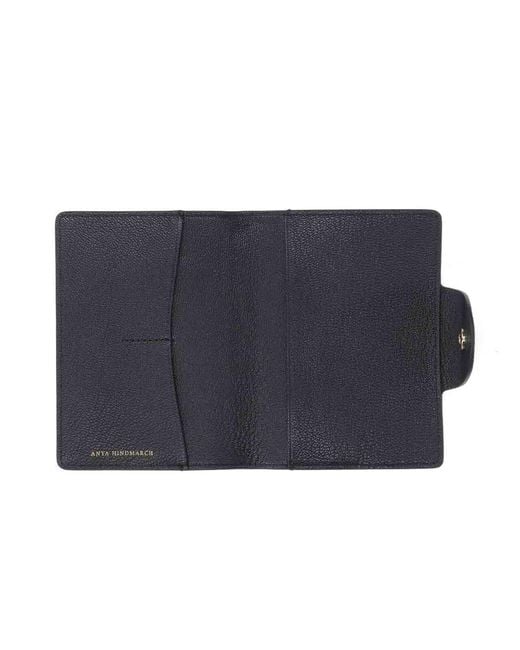 Anya Hindmarch Black Passport Holder