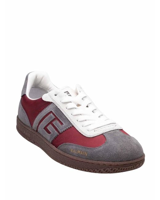 Balmain Purple Swan Sneakers for men