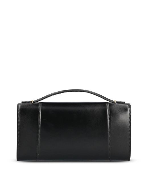 Balenciaga Black Hourglass Pochette With Handle