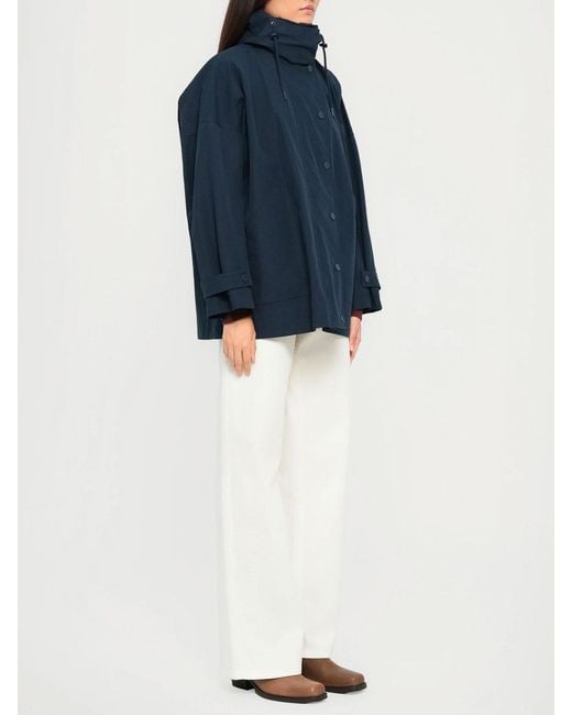 Max Mara Blue Rain Coat