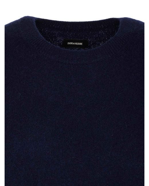 Zadig & Voltaire Blue Kennedy Sweater for men