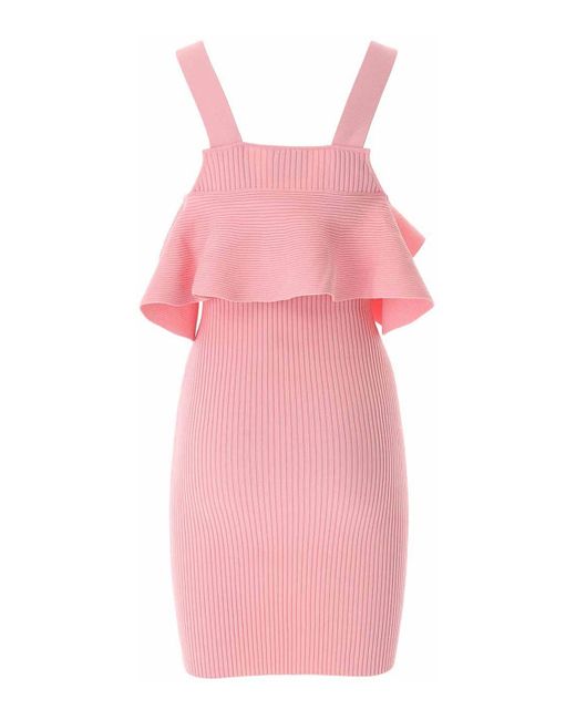 Moschino Pink Rouche Dress