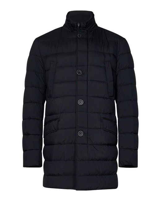 Herno Blue Padded Coat for men