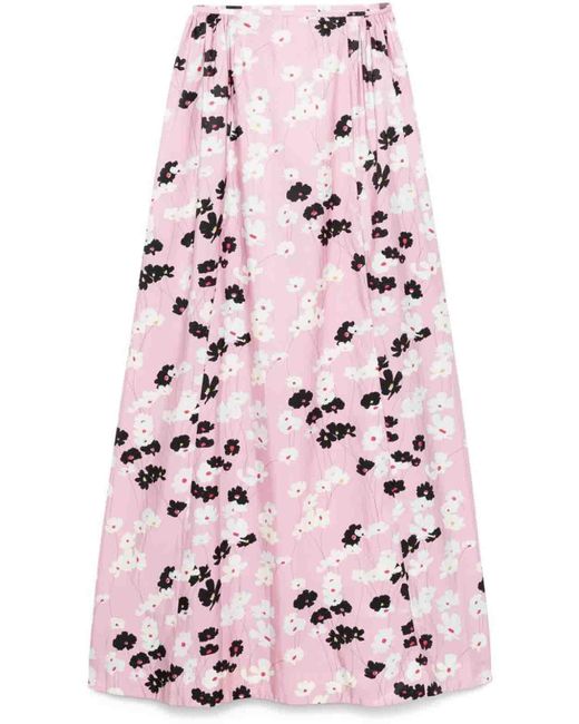 BERNADETTE Pink Midi Skirts