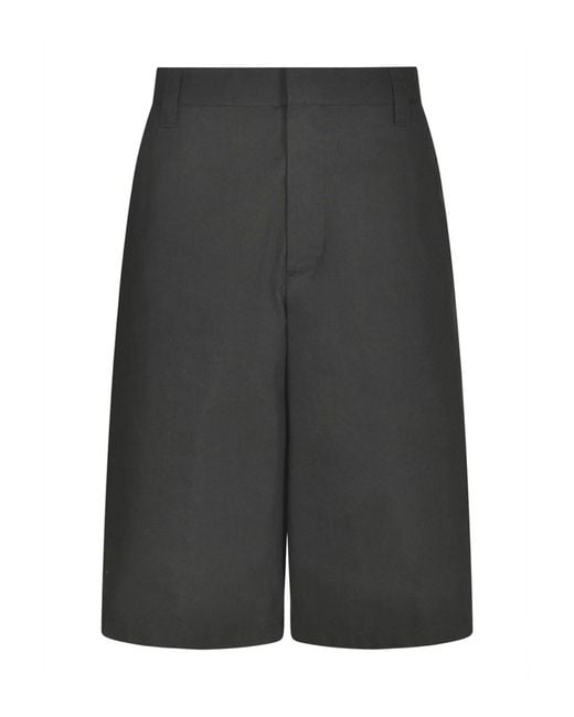 Moschino Gray Bermuda Shorts for men