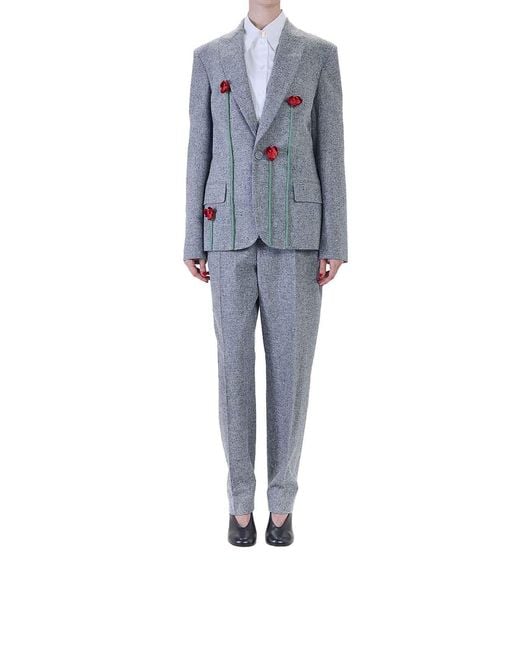 Moschino Blue Poppies Jacket