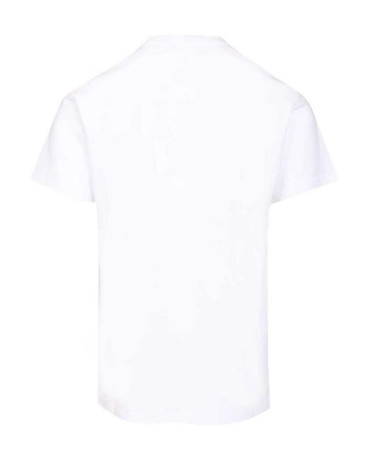 Vivienne Westwood White Orb&Stars T-Shirt for men