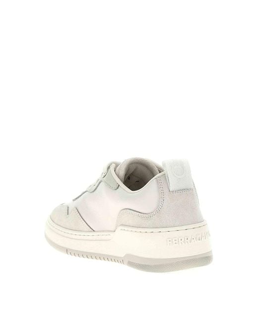 Ferragamo White Trainers
