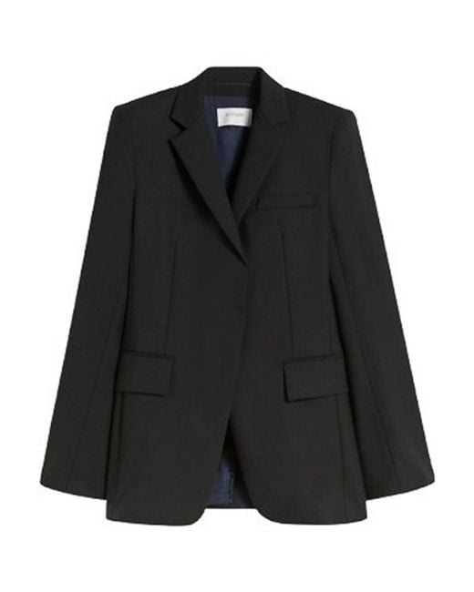 Sportmax Black Ranghi Stretch Wool Jacket By