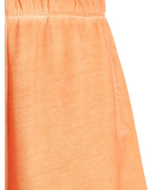 Marcelo Burlon Orange 'Sunset Cross' Bermuda Shorts for men