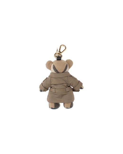 Burberry Metallic Bear Keychain Charm