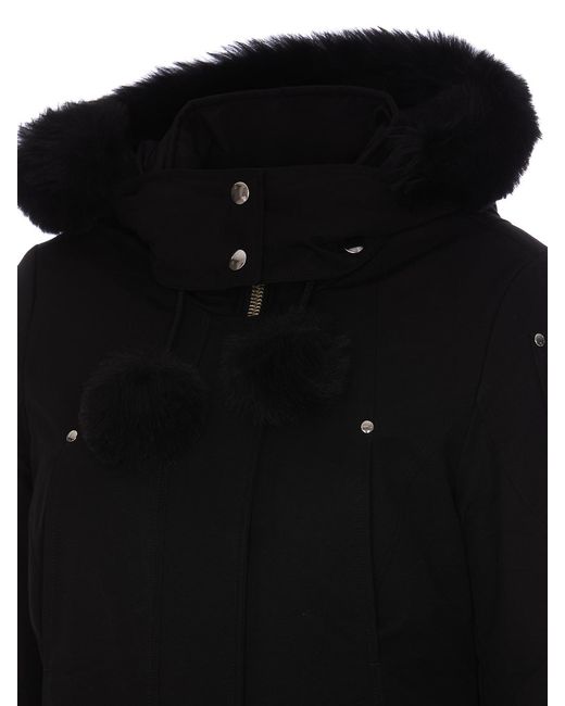 Moose Knuckles Black Stirling Parka