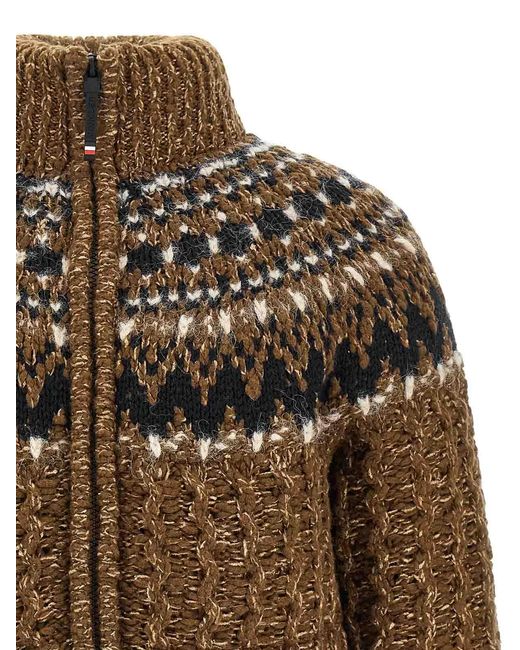 Moncler Brown 'Indren' Down Jacket for men
