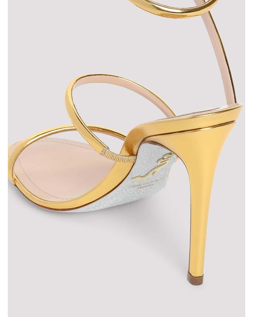 Rene Caovilla Metallic Sandal