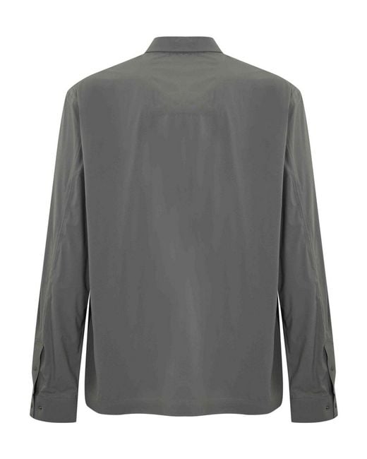 Herno Gray Maestro Shirt Jacket for men