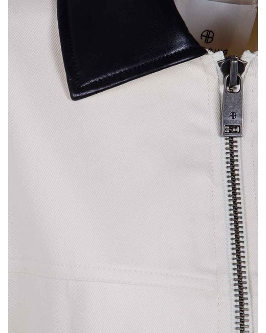 Anine Bing White Holden Jacket