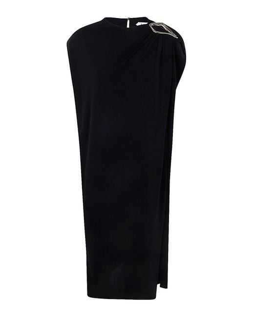 Lanvin Black Midi Dresses