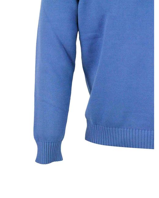 Malo Blue Sweater for men