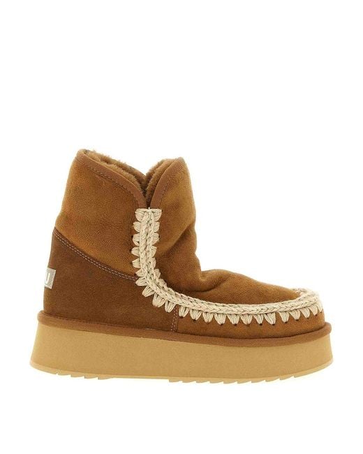 Mou Brown Ankle Boots