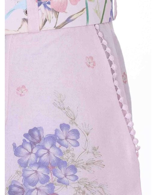 Charo Ruiz Pink Ibiza Pansy Shorts