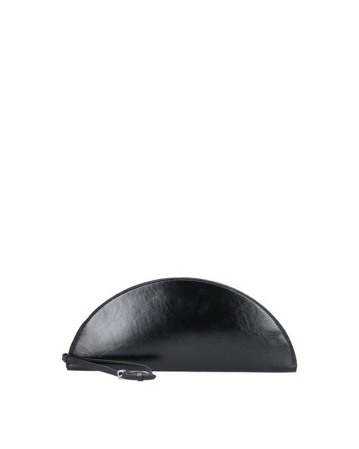 Maison Margiela Black Leather Pouch