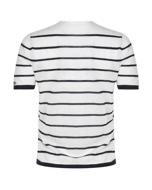 Max Mara White T-Shirt Made Of Cashmere Blend