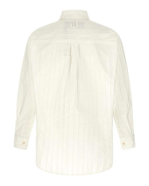 Jacquemus White La Chemise Camargue Shirt for men