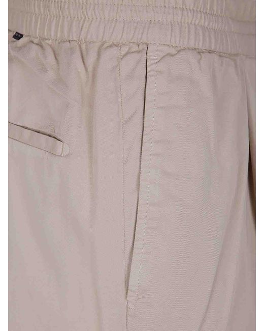 Incotex Gray Tapered Fit Trousers for men
