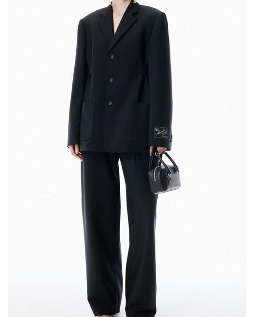 Alexander Wang Black Jacket With Logo