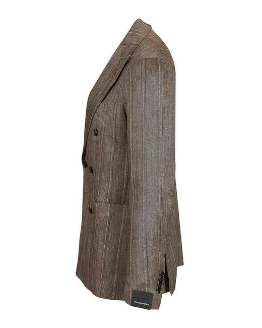 Tagliatore Gray "Monecarlo" Double-Breasted Suit for men