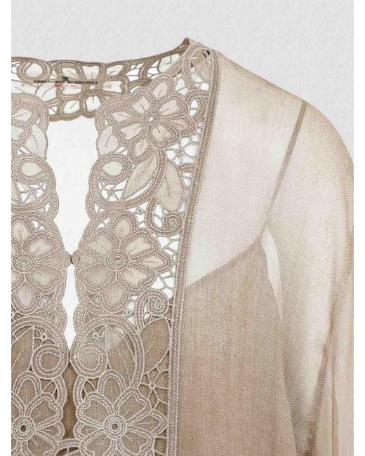 Ermanno Scervino Natural Blouse