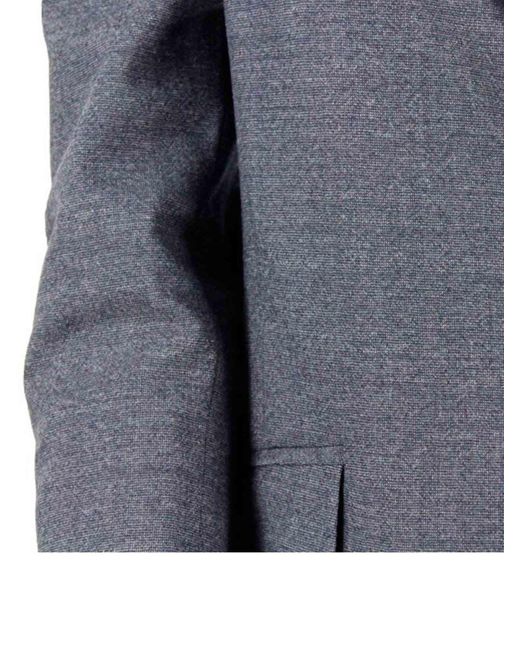 Barba Napoli Blue Single-Breasted Jacket