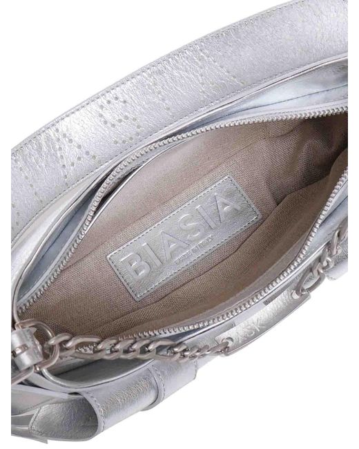 BIASIA White Shoulder Bag