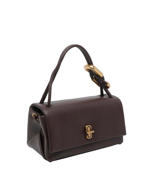 Marc Jacobs Brown The Mini Dual Top Handle Bag