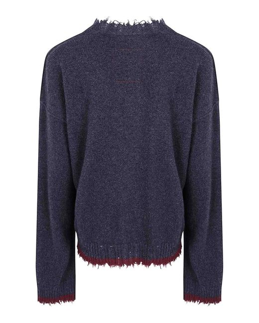 Uma Wang Blue Long Sleeves Top