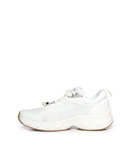 Jimmy Choo White Diamond Run F Sneaker