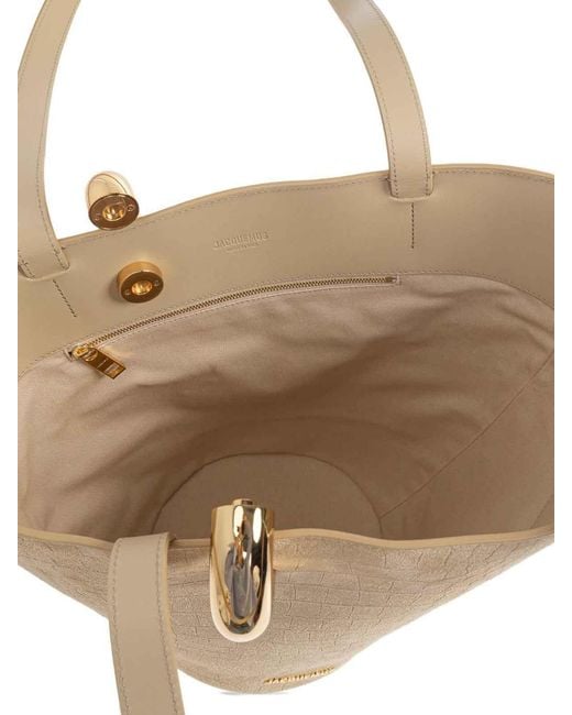 Borsa A Secchiello di Jacquemus in White