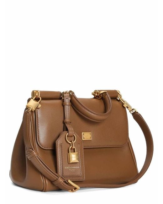 Dolce & Gabbana Brown My Sicily Handbag