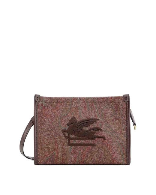 Etro Brown Pouch Bag