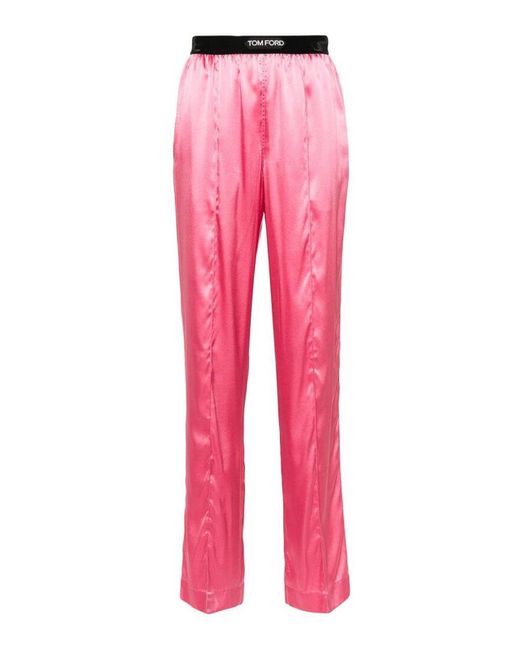 Tom Ford Pink Fuchsia Striped Pants