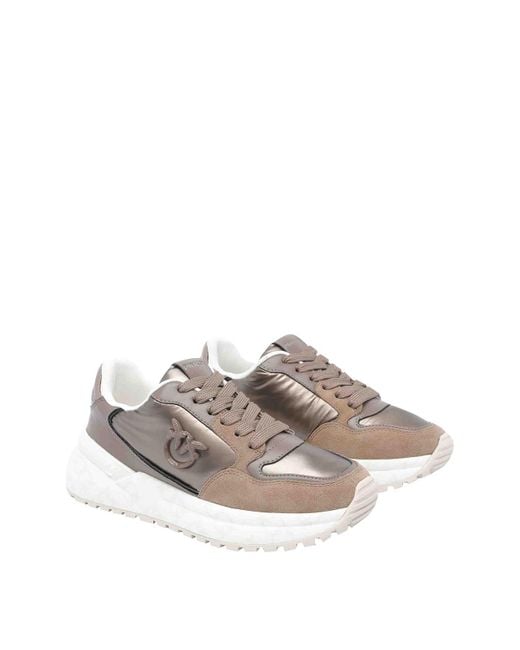 Pinko Gray Gem 07 Sneakers