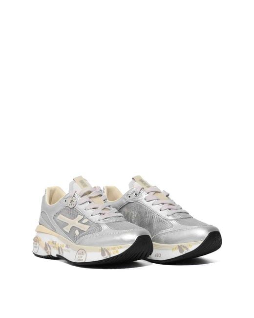 Premiata White Moerund 8084 Sneakers