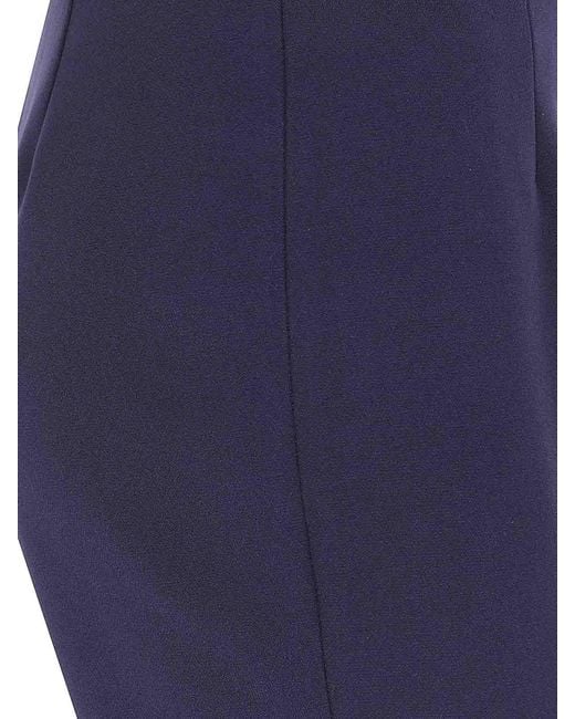 Peserico Blue Bistrech Compact Trousers