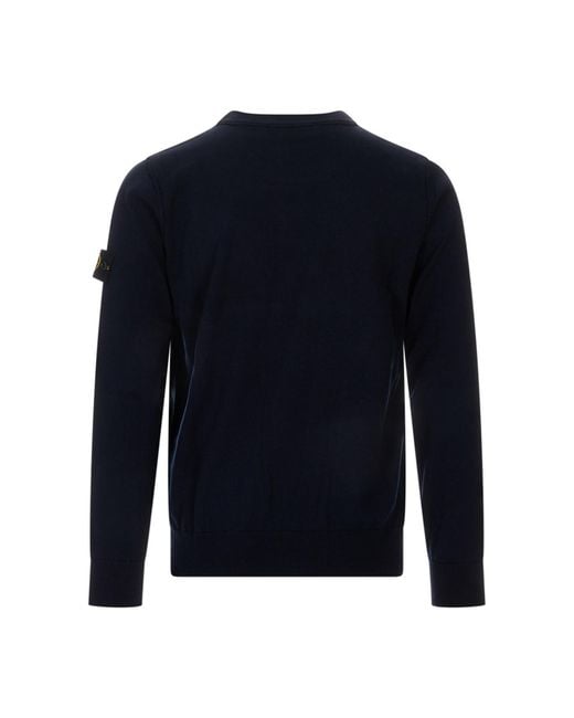 Stone Island Blue Sweater for men
