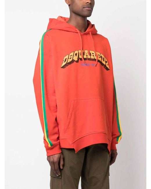 DSquared² Pink Hoodie for men