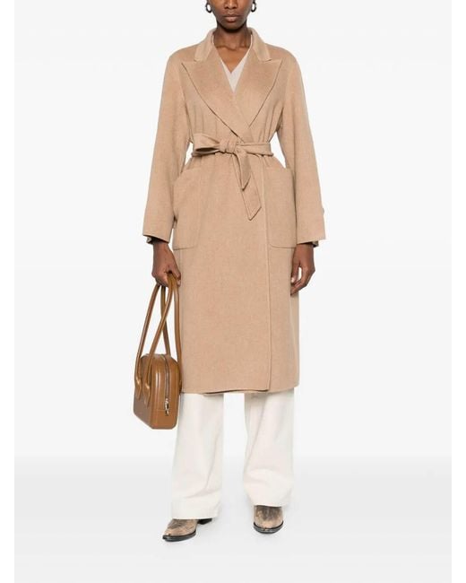 Max Mara Natural 'Ribelle' Coat