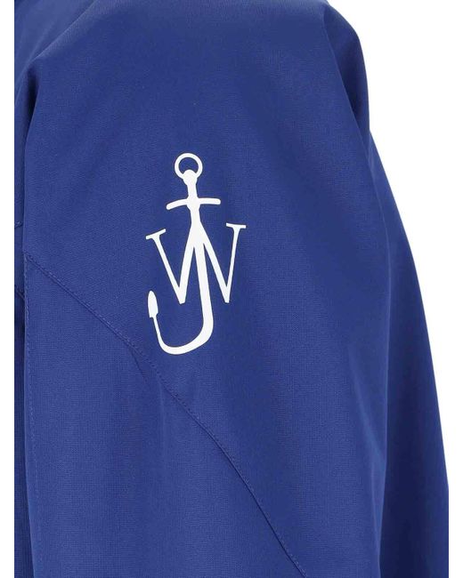 J.W. Anderson Blue Logo Sports Jacket for men