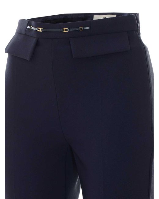 Elisabetta Franchi Blue Pants