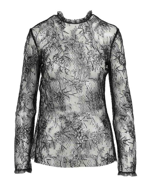 Alberta Ferretti Black Blouse